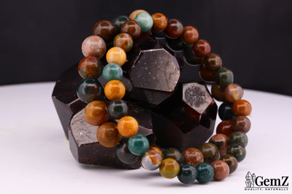 Bracelet Jaspe Océan Apaisement