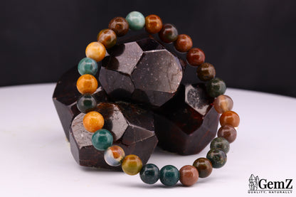Bracelet Jaspe Océan Apaisement