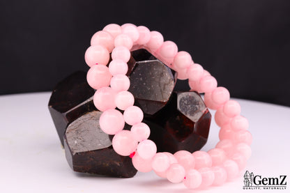 Bracelet Quartz rose Stress
