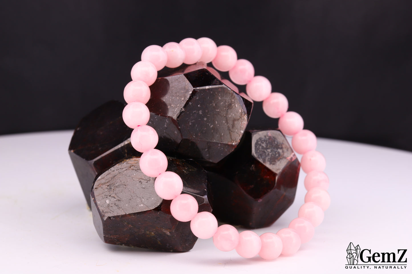Bracelet Quartz rose Stress