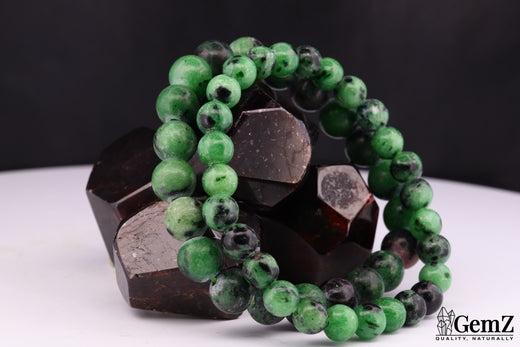 Bracelet Zoïsite-Rubis Créativité