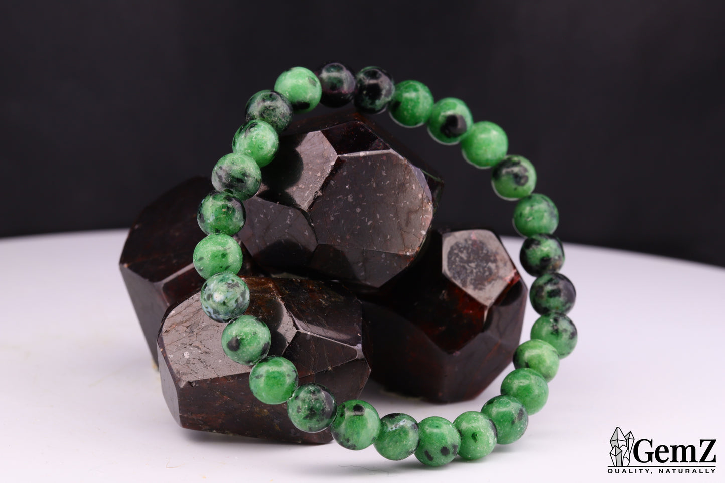 Bracelet Zoïsite-Rubis Créativité