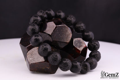 Bracelet Pierre de lave Ancrage