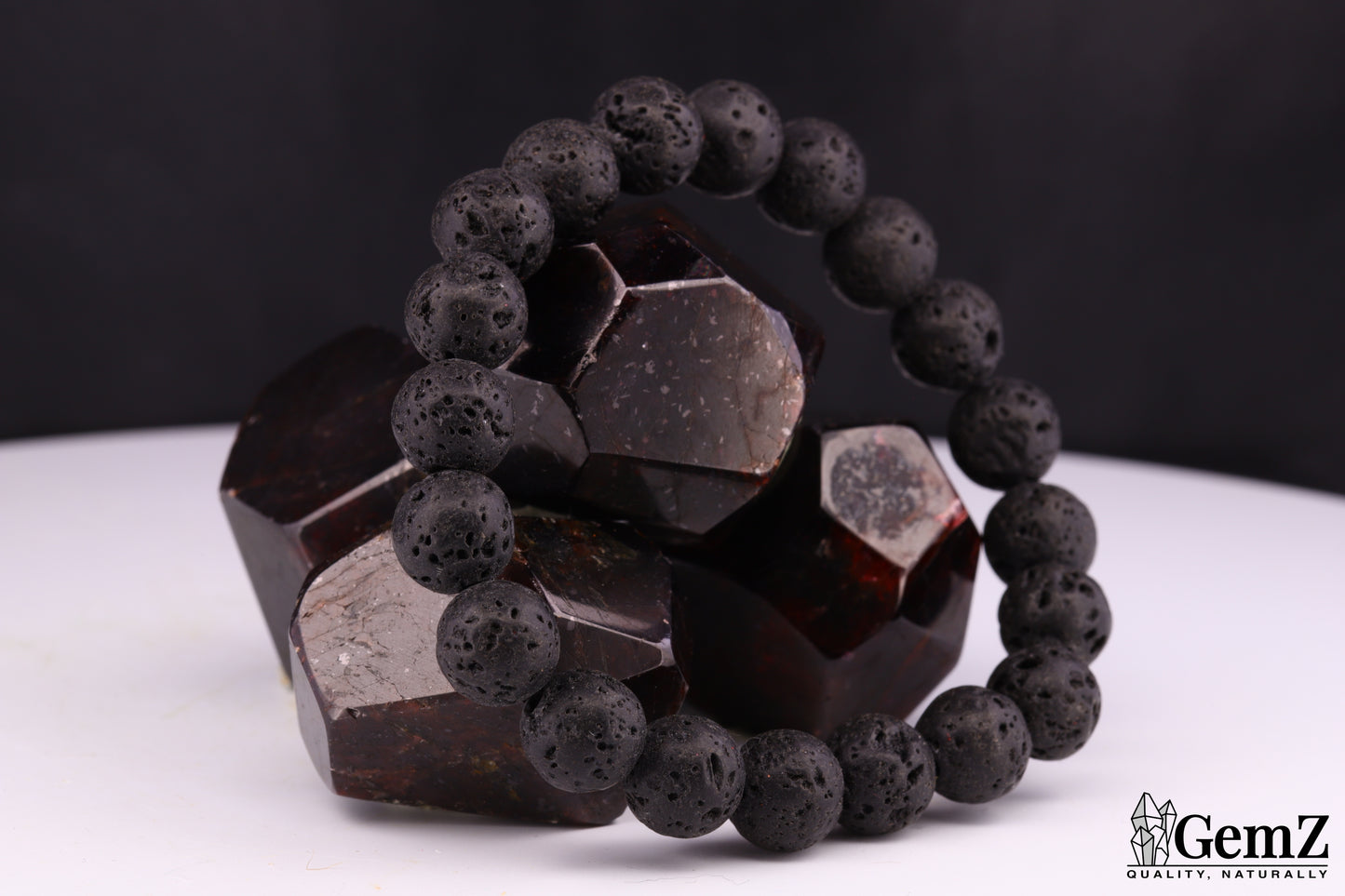 Bracelet Pierre de lave Ancrage