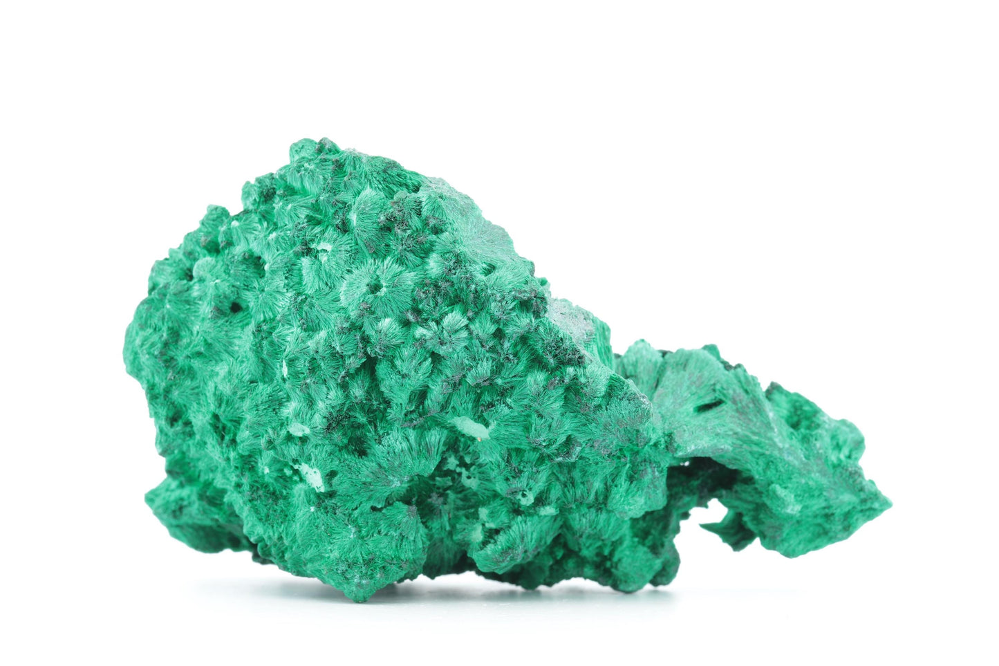 Malachite Fibreuse du Congo – Spécimen Naturel Unique de 195g