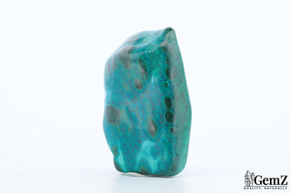 Chrysocolle-Malachite Compacte, 86g, Teintes Éclatantes et Motifs Naturels