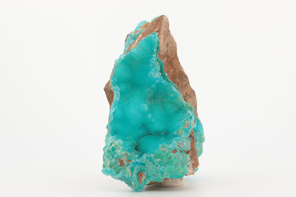 Hémimorphite turquoise botryoïdale sur matrice – Congo – 171,5 g