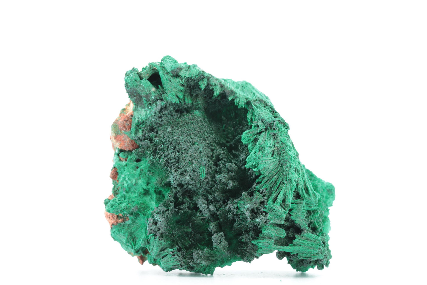 Malachite Fibreuse du Congo – Spécimen Naturel Unique de 122g