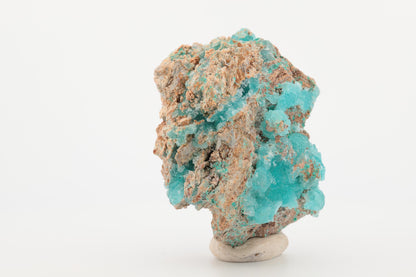 Hémimorphite naturelle du Congo – Bleu vibrante, Cristaux en formation, 71,8 g