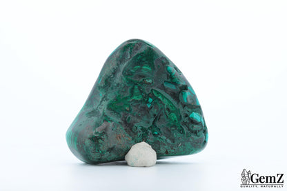 Chrysocolle-Malachite 152g, Éclat Intense et Motifs Hypnotiques