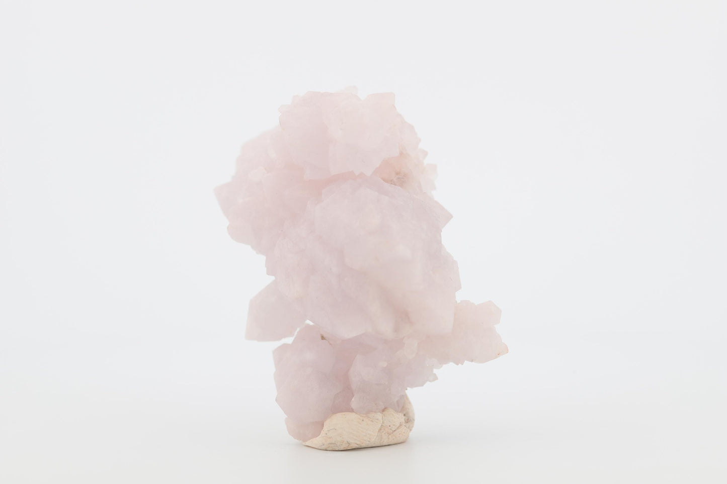 Quartz rose bi terminé rare du Maroc – Spécimen naturel de 53g