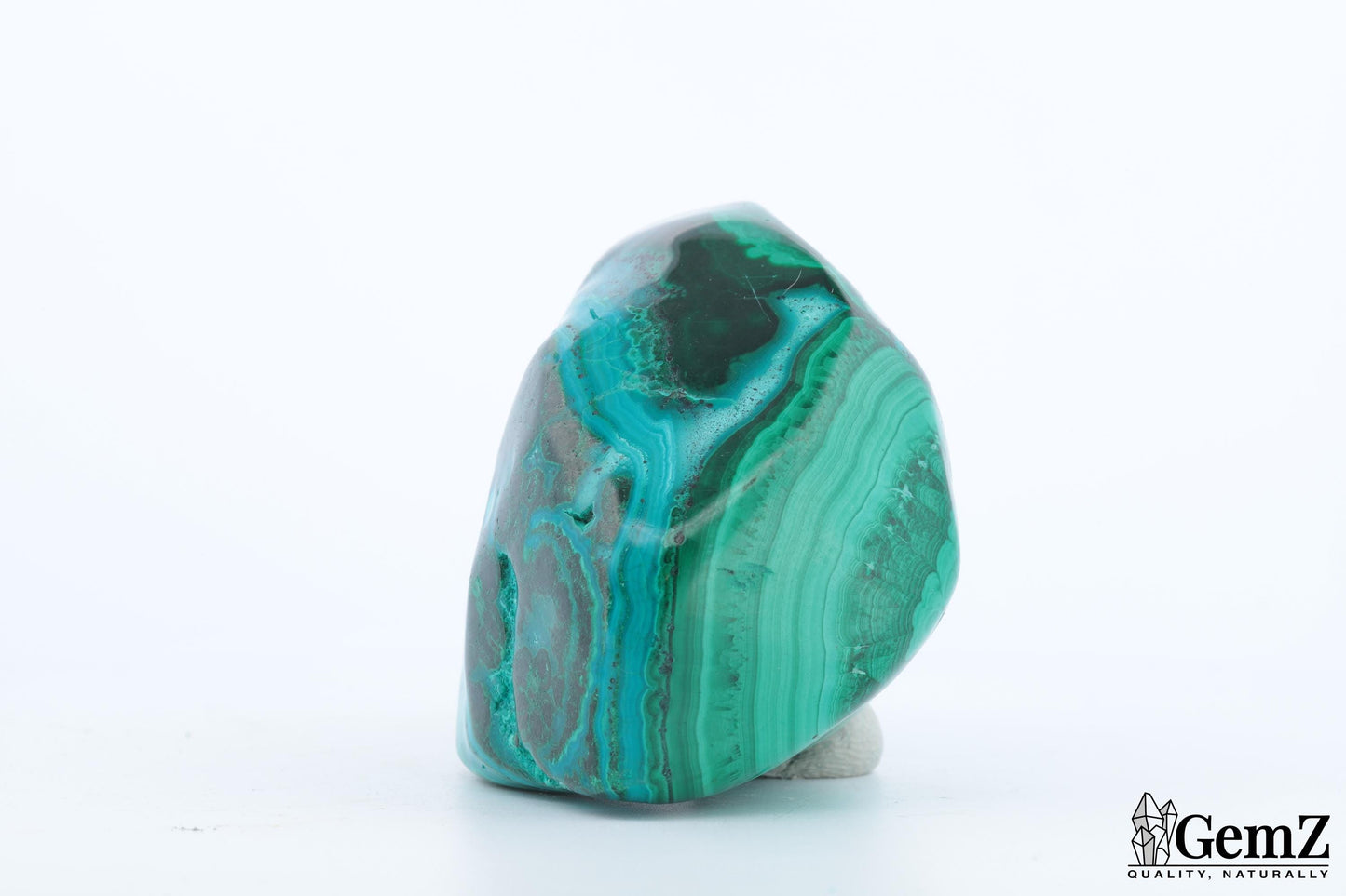 Chrysocolle-Malachite, 199g, Harmonie de Couleurs et Motifs Éblouissants