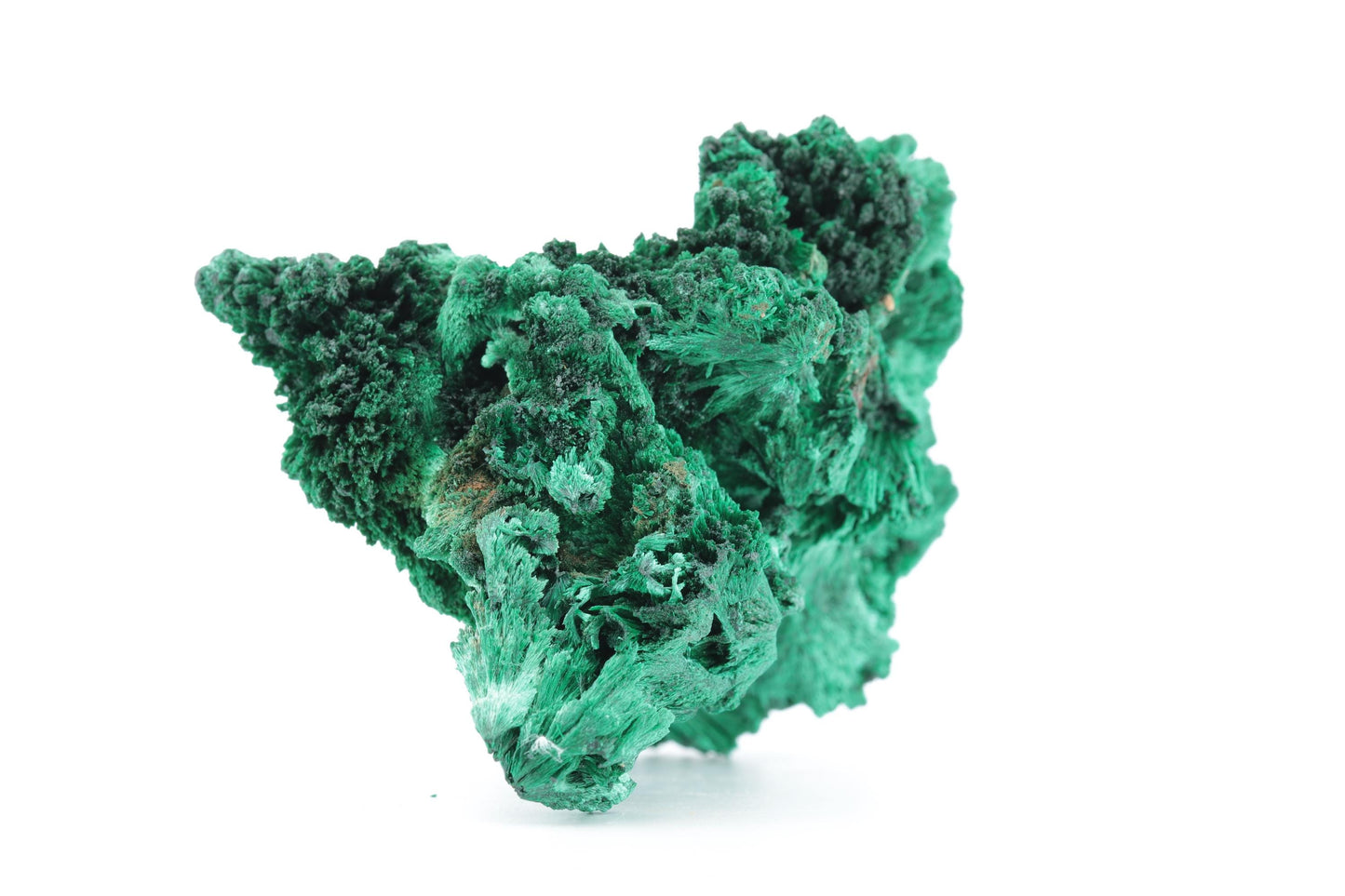 Malachite Fibreuse du Congo – Spécimen Naturel d'Exception de 140g