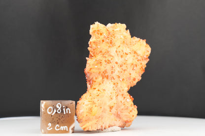 Vanadinite Sur Baryte – Mibladen, Maroc
