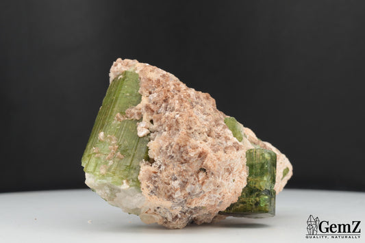 Imposants cristaux de tourmaline verte – Skardu, Pakistan