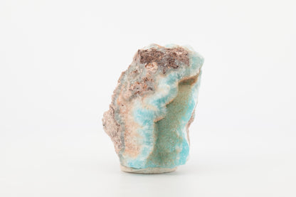 Hémimorphite naturelle du Congo – Couleur bleu ciel avec cavité cristalline, 64 g