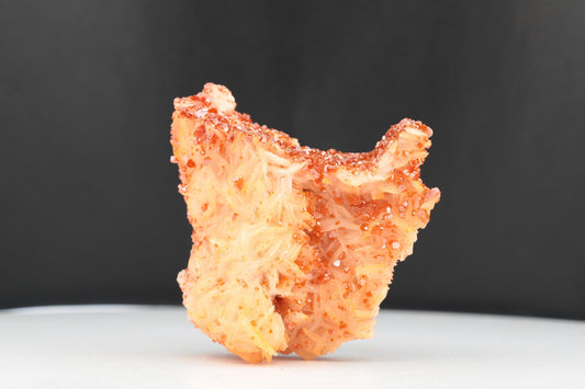 Vanadinite Sur Baryte – Mibladen, Maroc