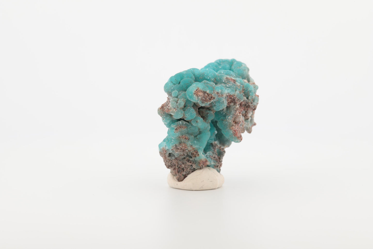 Hémimorphite naturelle du Congo – Cristaux botryoïdaux bleu turquoise, 20 g