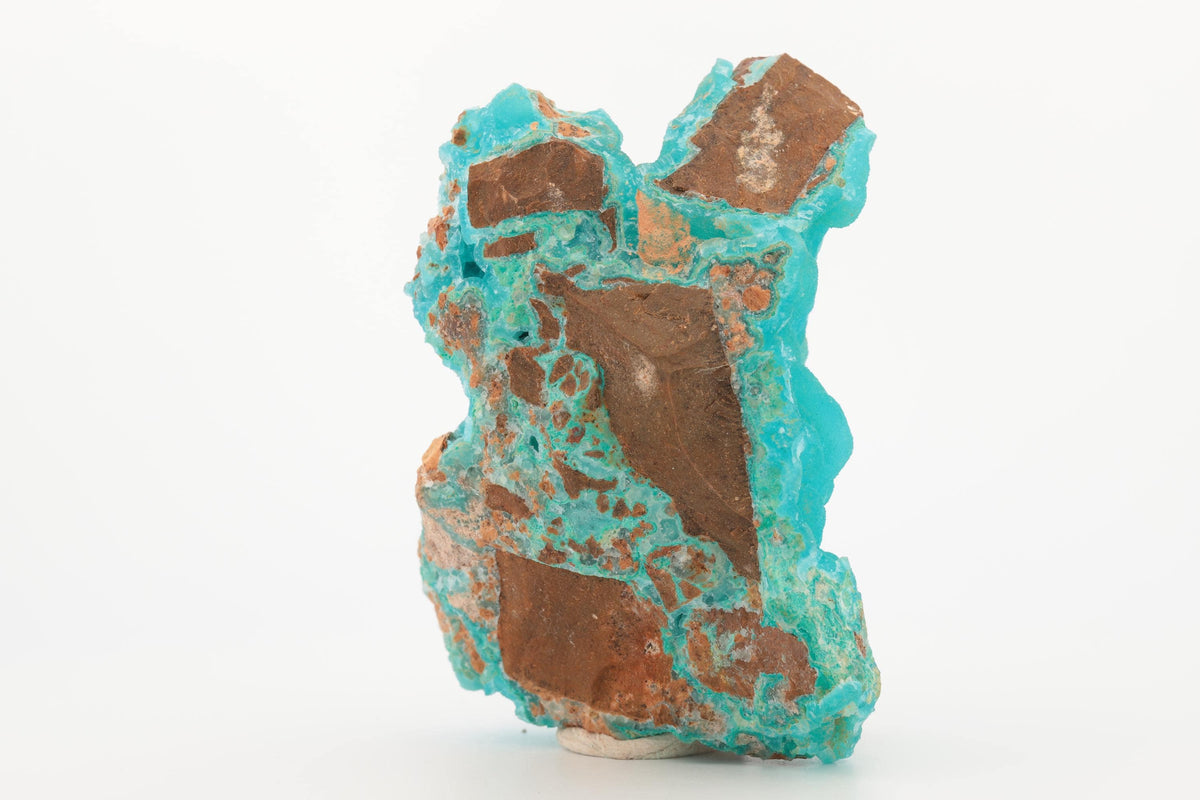 Hémimorphite turquoise botryoïdale sur matrice – Congo – 171,5 g