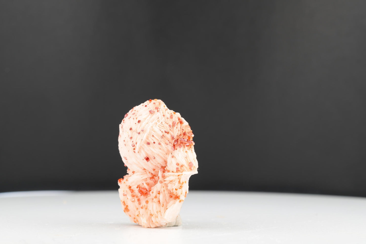 Vanadinite Sur Baryte – Mibladen, Maroc