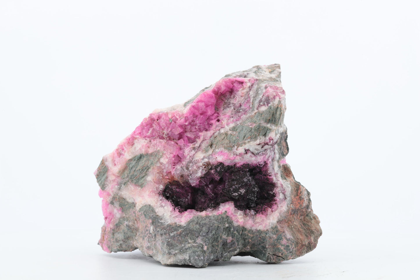 CobaltoCalcite et Hétérogénite - Mine Musonoi, Kolwezi, République du Congo – 196g