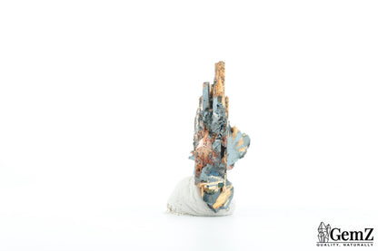 Rutile doré sur Hématite scintillante - Pièce unique de Novo Horizonte, Brésil