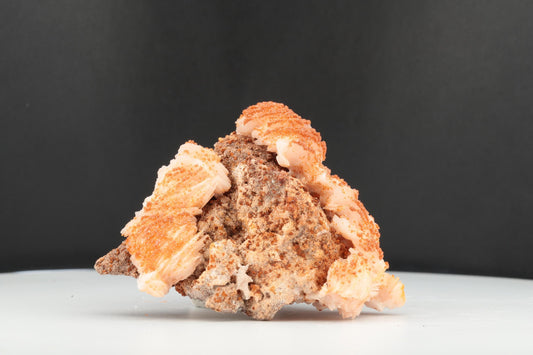 Vanadinite Sur Baryte – Mibladen, Maroc