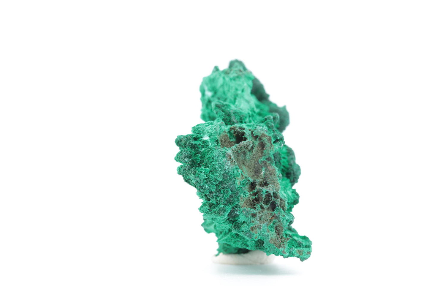 Malachite Fibreuse du Congo – Spécimen Brut Naturel de 72g
