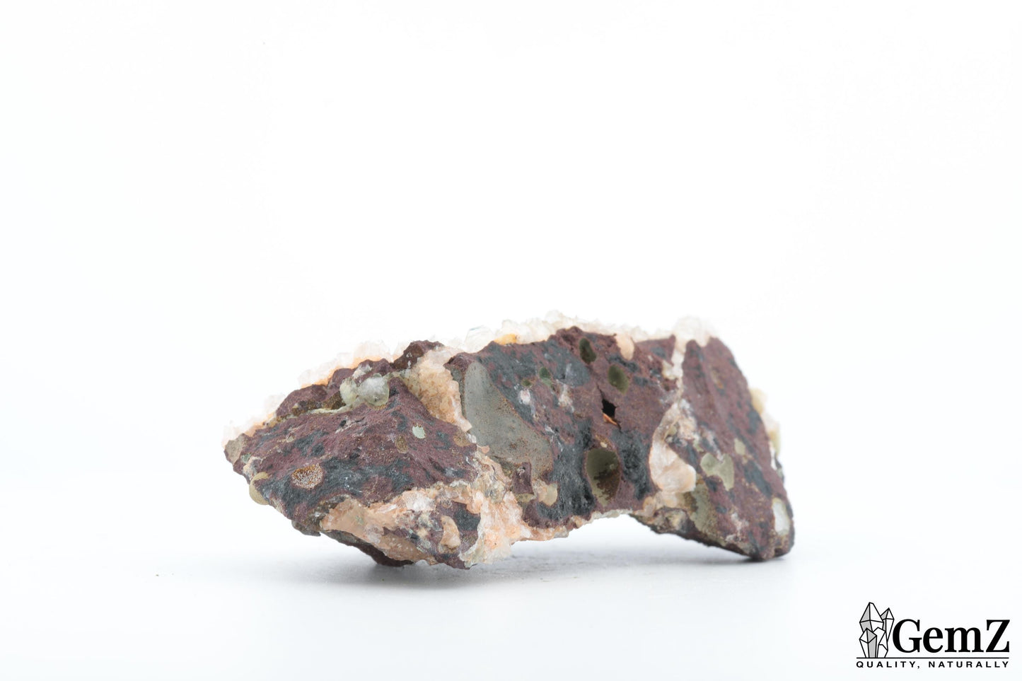 Cavansite bleue éclatante sur matrice cristalline – Origine : Inde
