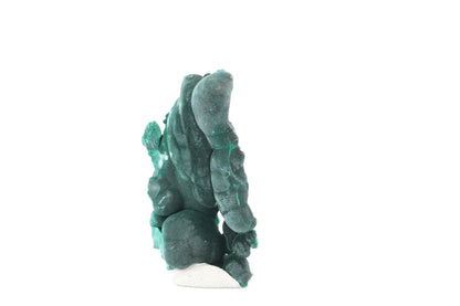 Malachite fibreuse botryoïdale - 27g - Congo - Spécimen unique de collection