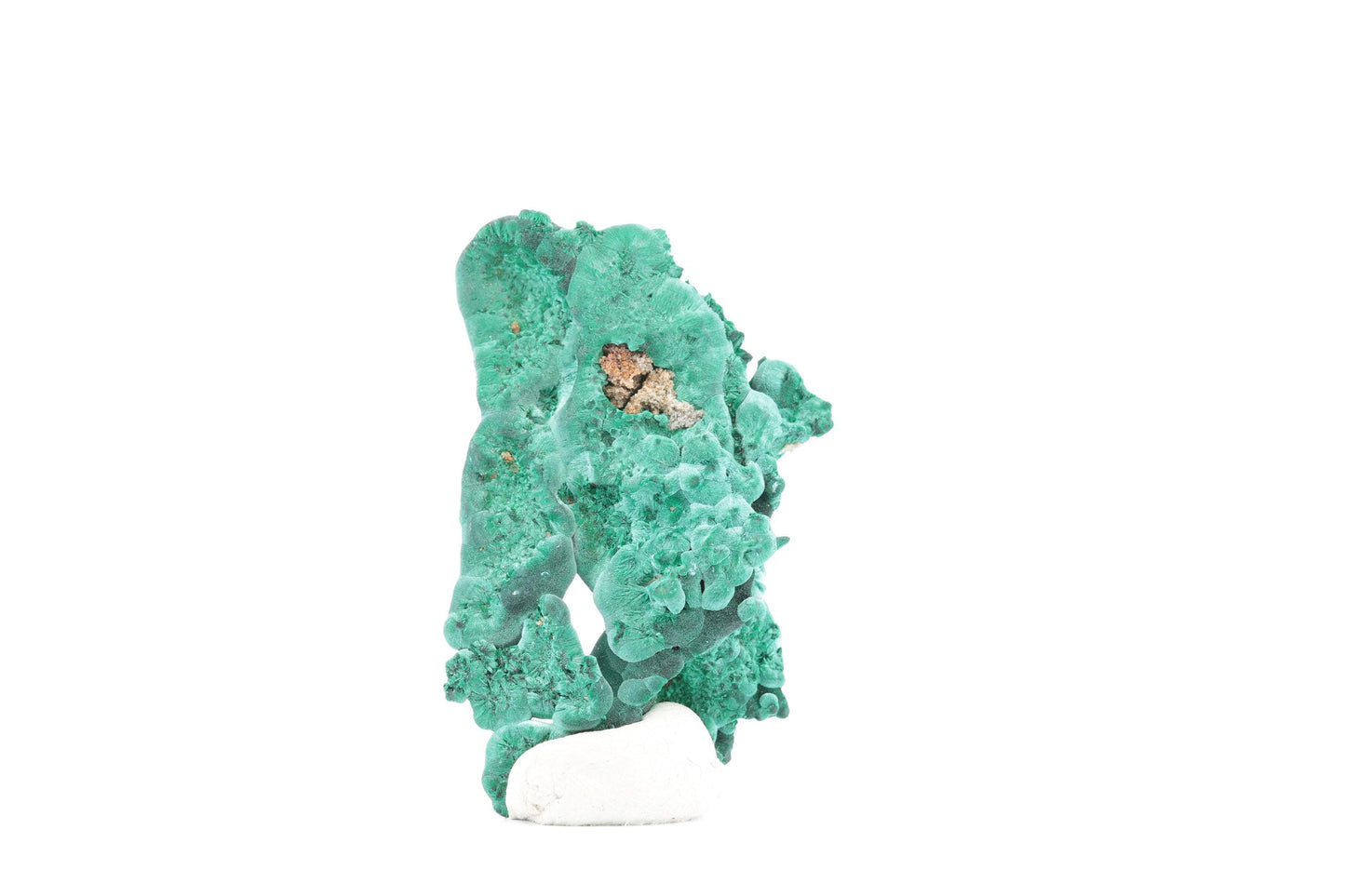 Malachite fibreuse botryoïdale - 27g - Congo - Spécimen unique de collection