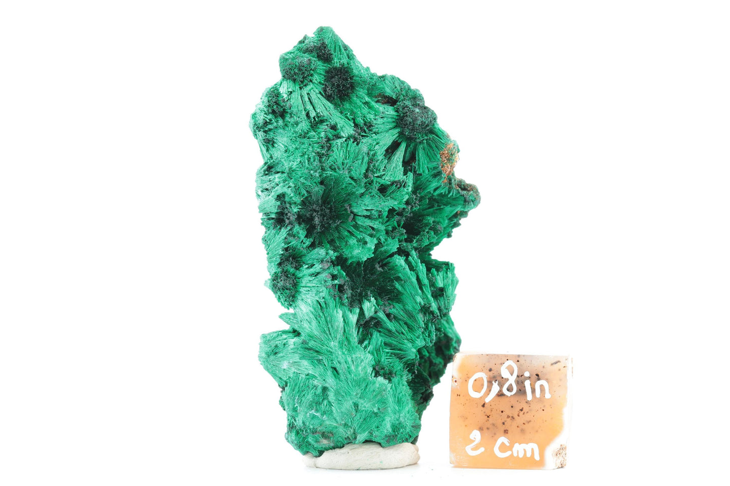 Malachite fibreuse naturelle - 67g - Congo - Pièce unique de collection