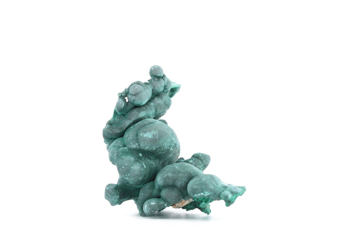 Malachite fibreuse botryoïdale - 47g - Congo - Spécimen unique pour collection