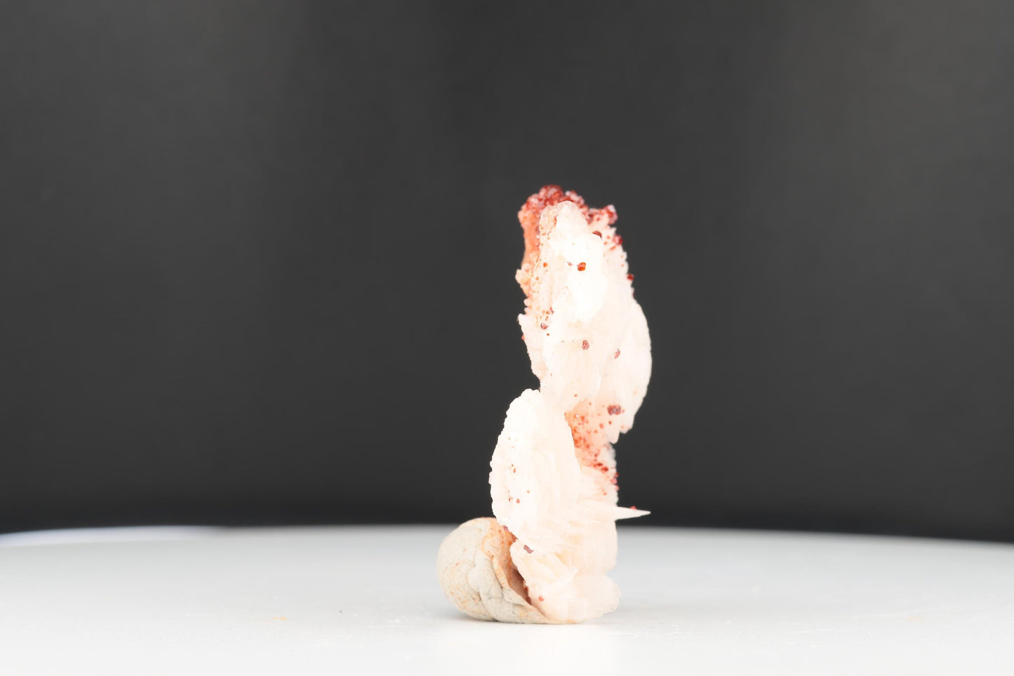 Vanadinite Sur Baryte – Mibladen, Maroc