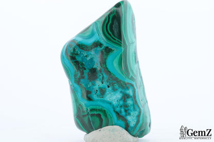 Chrysocolle-Malachite AAA+ Sculpturale, 219g, Couleurs Hypnotiques