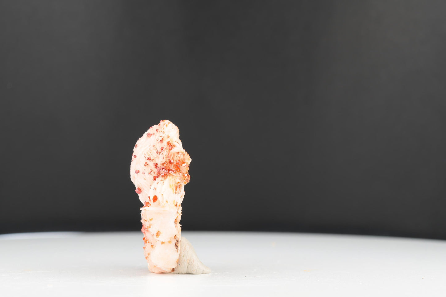 Vanadinite Sur Baryte – Mibladen, Maroc