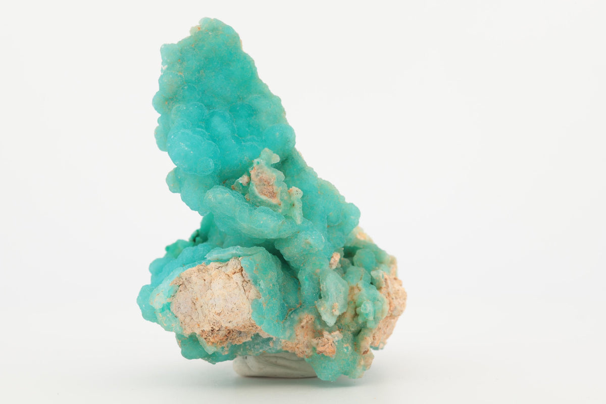 Hémimorphite botryoïdale sur matrice – Congo – 82 g