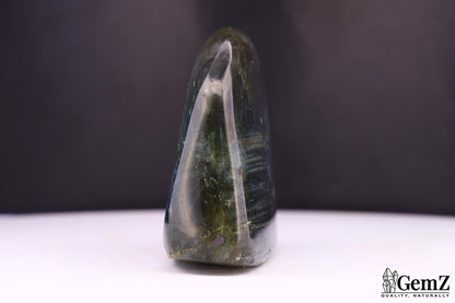 Labradorite polie, reflets or et bleu – Madagascar – 93 g