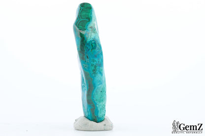 Chrysocolle-Malachite Compacte, 105g, Teintes Vives et Profondes