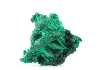 Malachite Fibreuse du Congo – Spécimen Naturel Élégant de 129g