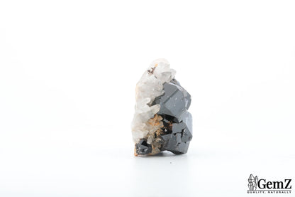 Rare ! Cassitérite brillante sur quartz – 51g !