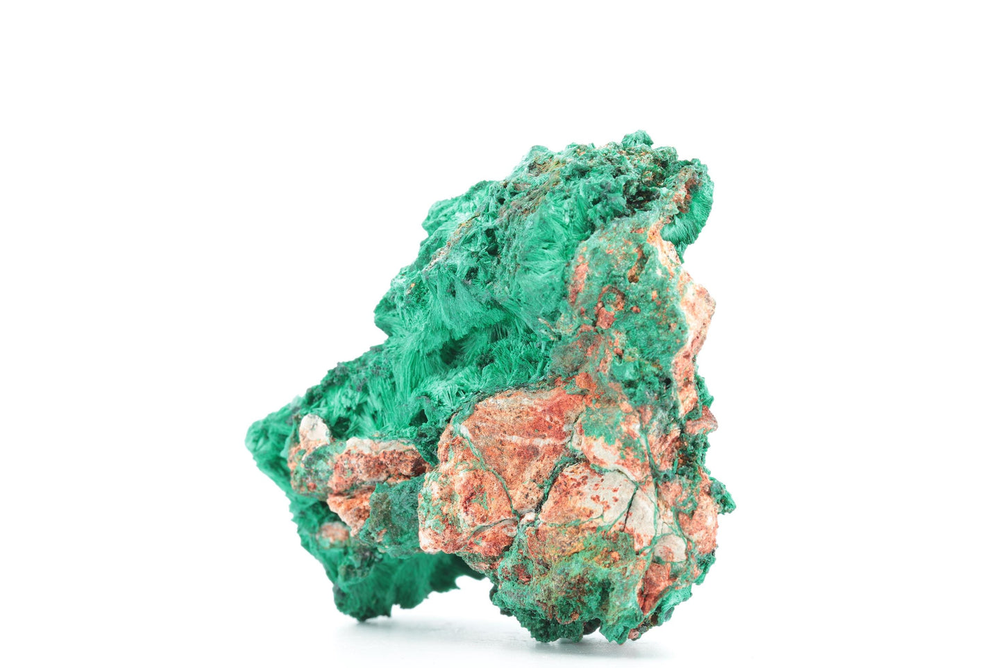 Malachite Fibreuse du Congo – Spécimen Naturel Unique de 122g