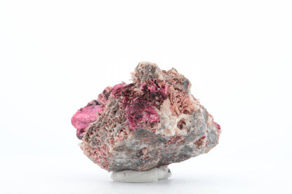 Érythrite sur matrice de quartz – Bou Azzer, Maroc – 73g