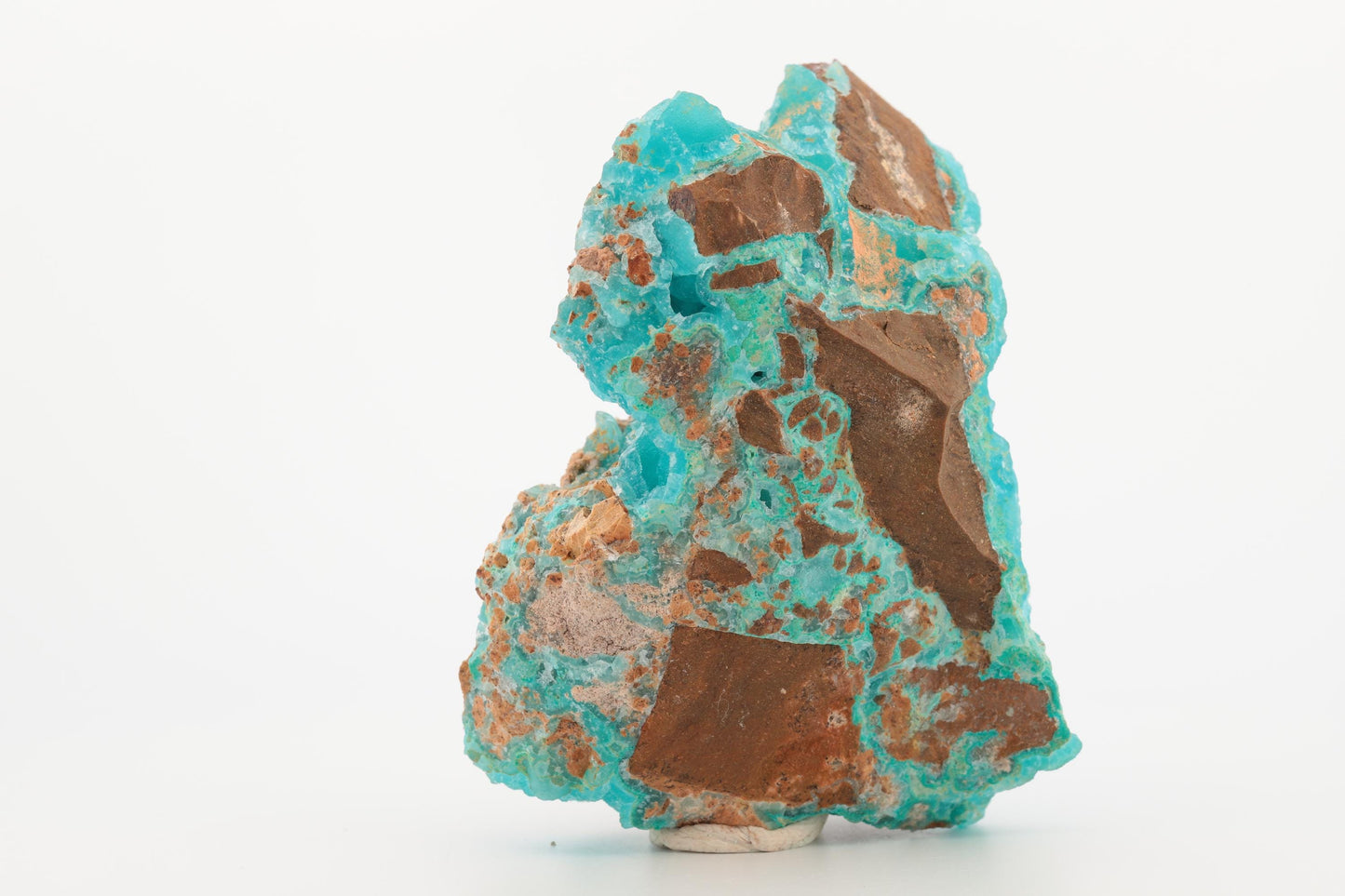 Hémimorphite naturelle du Congo – Couleur turquoise éclatante avec texture botryoïdale, 171,5 g
