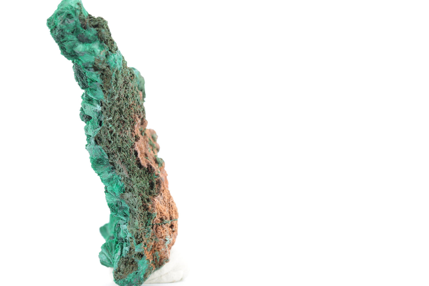 Malachite fibreuse naturelle - 158g - Congo - Spécimen unique de collection