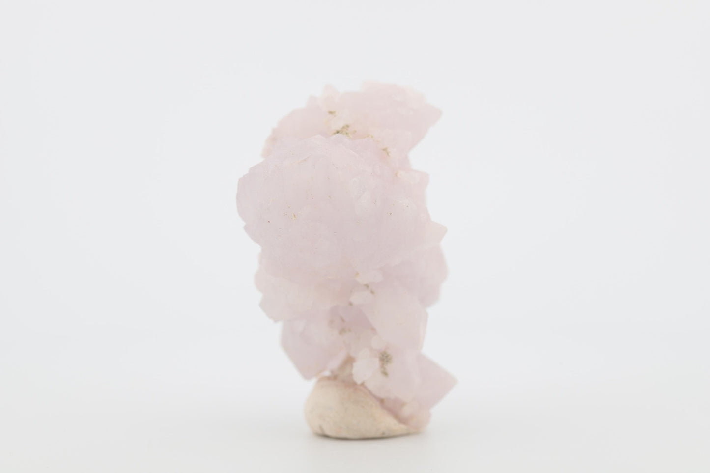 Quartz rose bi terminé rare du Maroc – Spécimen naturel de 53g