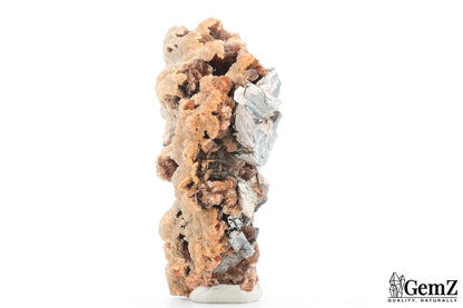 303g !  Arsénopyrite, Sidérite et Calcite, pièce de musée – Panasqueira, Portugal