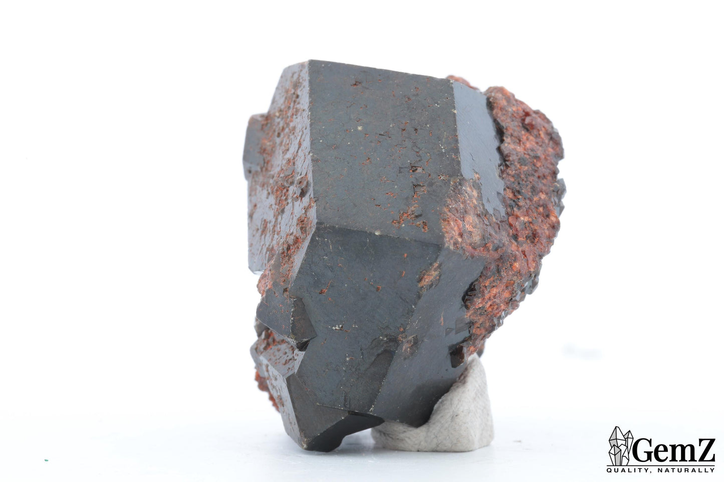 Grenat Mélanite Brut, 127g, Ojos Españoles, Mexique