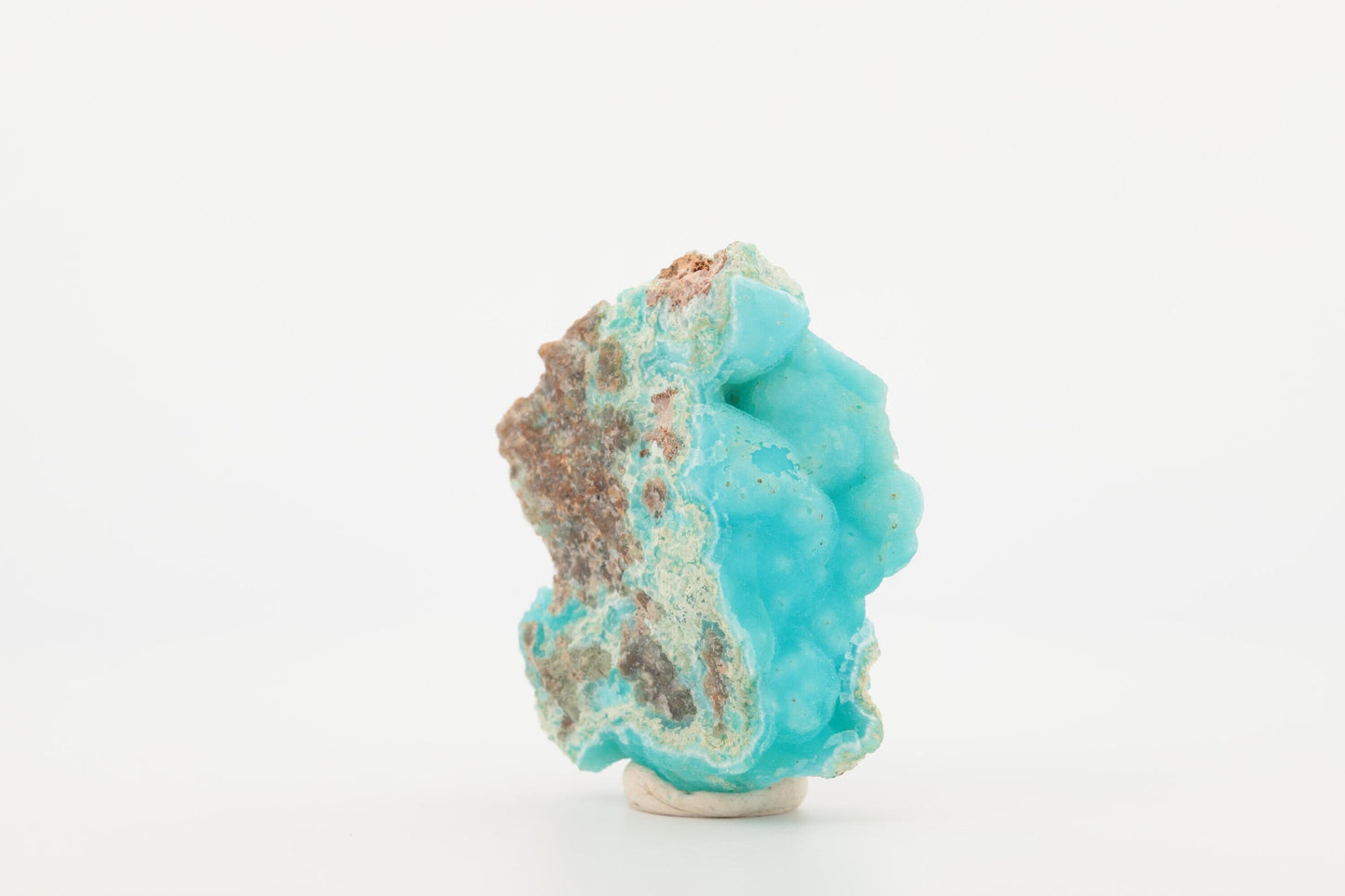 Hémimorphite naturelle du Congo – Petit spécimen bleu vibrant, 22,3 g