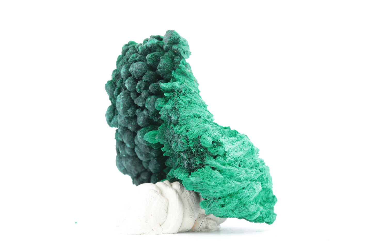 Malachite fibreuse naturelle - 84g - Congo - Spécimen unique de collection